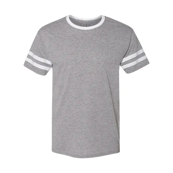 JERZEES Unisex Triblend Varsity Ringer T-Shirt - JERZEES Unisex Triblend Varsity Ringer T-Shirt - Image 7 of 10