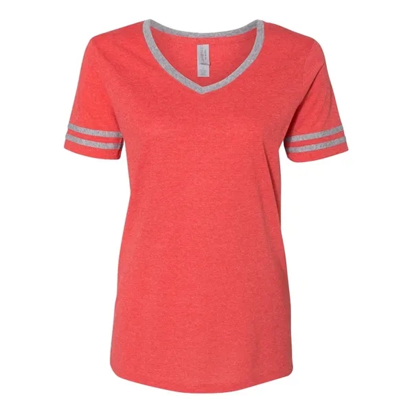JERZEES Women's Varsity Triblend V-Neck T-Shirt - JERZEES Women's Varsity Triblend V-Neck T-Shirt - Image 0 of 8