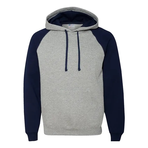JERZEES Unisex Nublend® Colorblocked Raglan Hooded Sweats... - JERZEES Unisex Nublend® Colorblocked Raglan Hooded Sweats... - Image 4 of 12