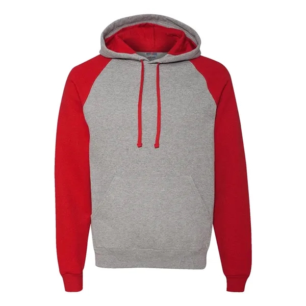 JERZEES Unisex Nublend® Colorblocked Raglan Hooded Sweats... - JERZEES Unisex Nublend® Colorblocked Raglan Hooded Sweats... - Image 10 of 12
