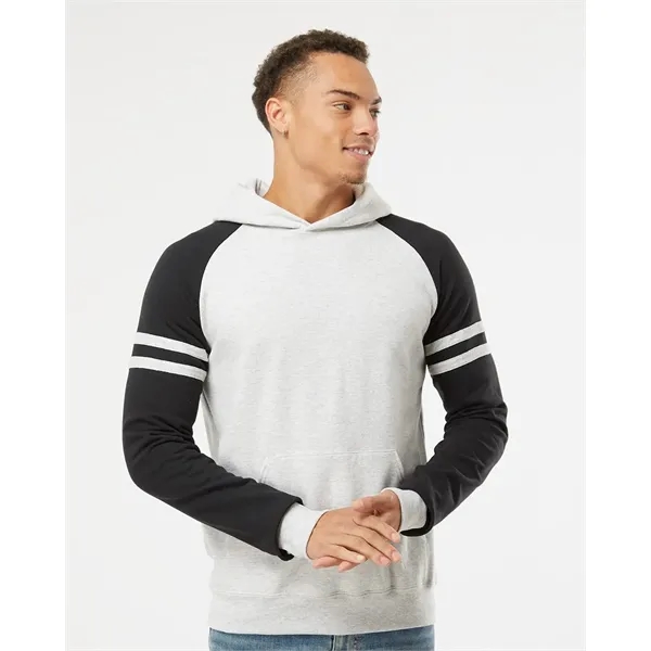 JERZEES Unisex Nublend® Varsity Colorblocked Raglan Hoode... - JERZEES Unisex Nublend® Varsity Colorblocked Raglan Hoode... - Image 0 of 10