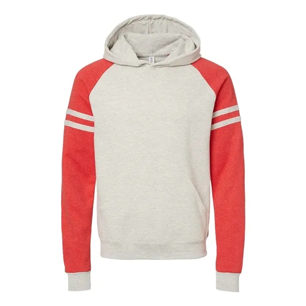 JERZEES Unisex Nublend® Varsity Colorblocked Raglan Hoode... - JERZEES Unisex Nublend® Varsity Colorblocked Raglan Hoode... - Image 3 of 10