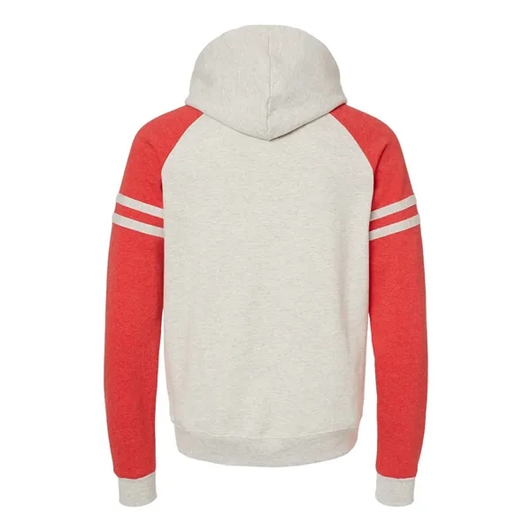 JERZEES Unisex Nublend® Varsity Colorblocked Raglan Hoode... - JERZEES Unisex Nublend® Varsity Colorblocked Raglan Hoode... - Image 4 of 10