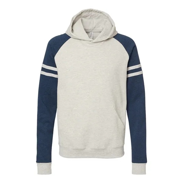 JERZEES Unisex Nublend® Varsity Colorblocked Raglan Hoode... - JERZEES Unisex Nublend® Varsity Colorblocked Raglan Hoode... - Image 7 of 10