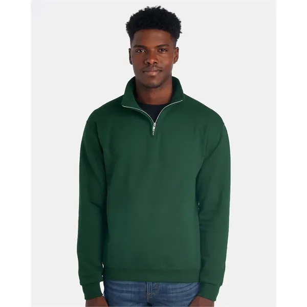 JERZEES Unisex Nublend® Cadet Collar Quarter-Zip Sweatshirt - JERZEES Unisex Nublend® Cadet Collar Quarter-Zip Sweatshirt - Image 0 of 38