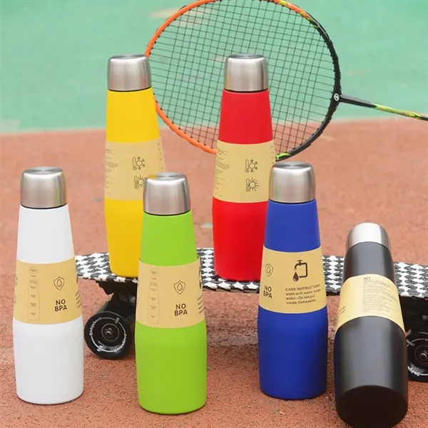 18oz Insulated Stainless Steel Cup For Sports Activities. - 18oz Insulated Stainless Steel Cup For Sports Activities. - Image 3 of 6