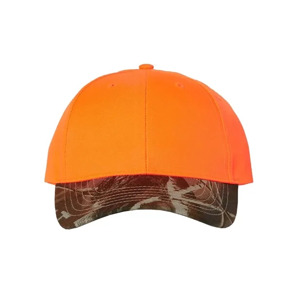 Kati Solid Crown with Camo Bill Cap - Kati Solid Crown with Camo Bill Cap - Image 3 of 4
