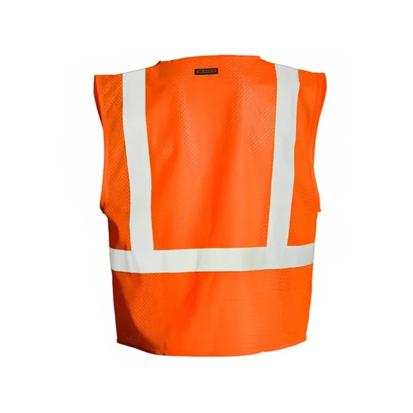 Kishigo Unisex 4 Pocket Hook-and-Loop Mesh Vest - Kishigo Unisex 4 Pocket Hook-and-Loop Mesh Vest - Image 4 of 4