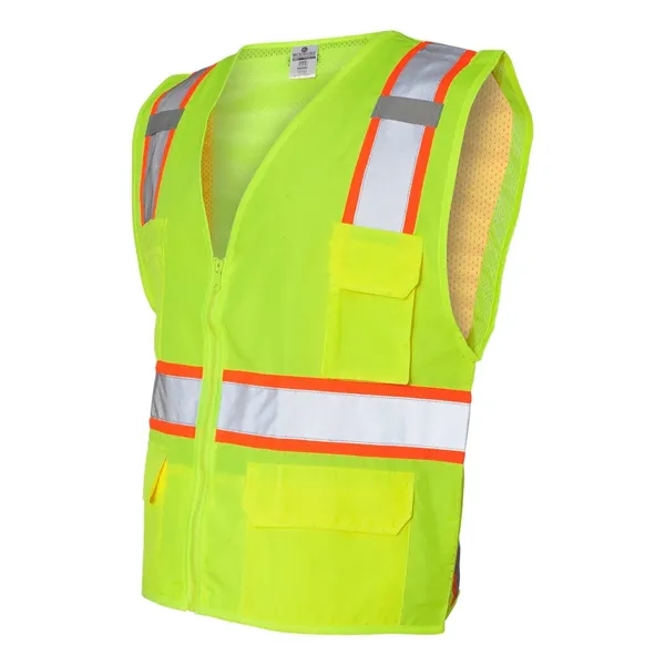 Kishigo Unisex Ultra-Cool™ Solid Front Vest with Mesh Back - Kishigo Unisex Ultra-Cool™ Solid Front Vest with Mesh Back - Image 2 of 6