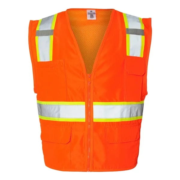 Kishigo Unisex Ultra-Cool™ Solid Front Vest with Mesh Back - Kishigo Unisex Ultra-Cool™ Solid Front Vest with Mesh Back - Image 4 of 6