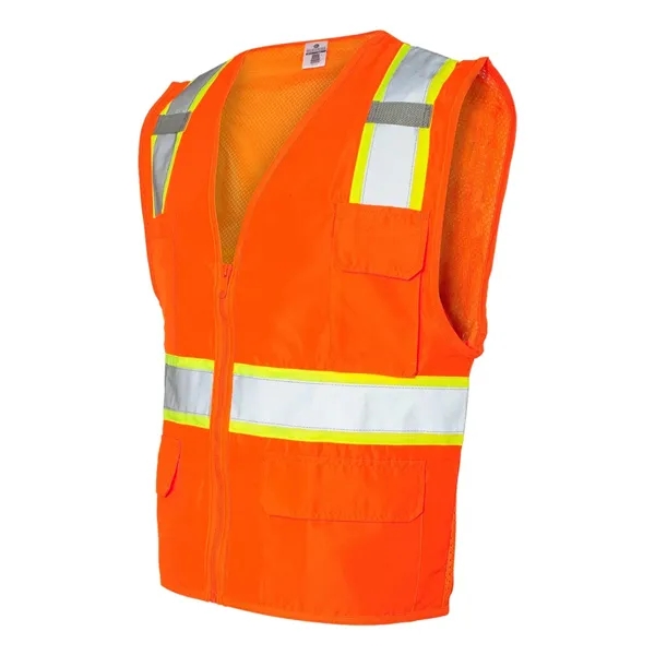 Kishigo Unisex Ultra-Cool™ Solid Front Vest with Mesh Back - Kishigo Unisex Ultra-Cool™ Solid Front Vest with Mesh Back - Image 5 of 6