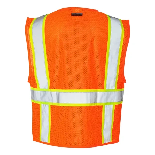 Kishigo Unisex Ultra-Cool™ Solid Front Vest with Mesh Back - Kishigo Unisex Ultra-Cool™ Solid Front Vest with Mesh Back - Image 6 of 6