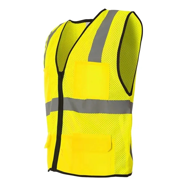 Kishigo Unisex Economy Mesh 6-Pocket Vest - Kishigo Unisex Economy Mesh 6-Pocket Vest - Image 2 of 6
