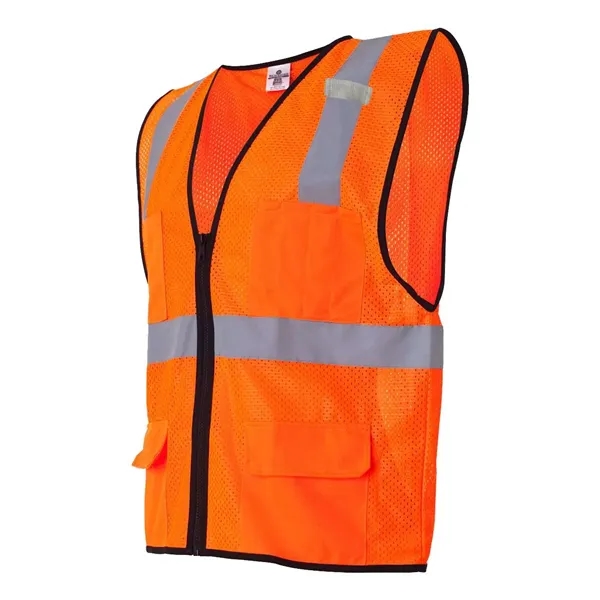 Kishigo Unisex Economy Mesh 6-Pocket Vest - Kishigo Unisex Economy Mesh 6-Pocket Vest - Image 5 of 6