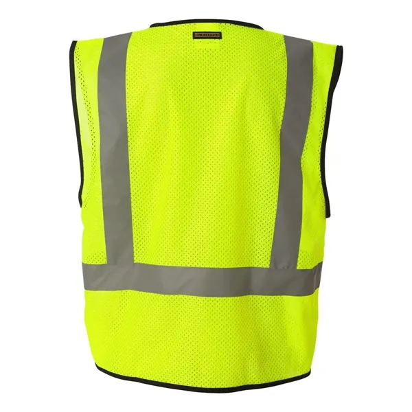 Kishigo Unisex Economy Single Pocket Hook-and-Loop Mesh Vest - Kishigo Unisex Economy Single Pocket Hook-and-Loop Mesh Vest - Image 3 of 6