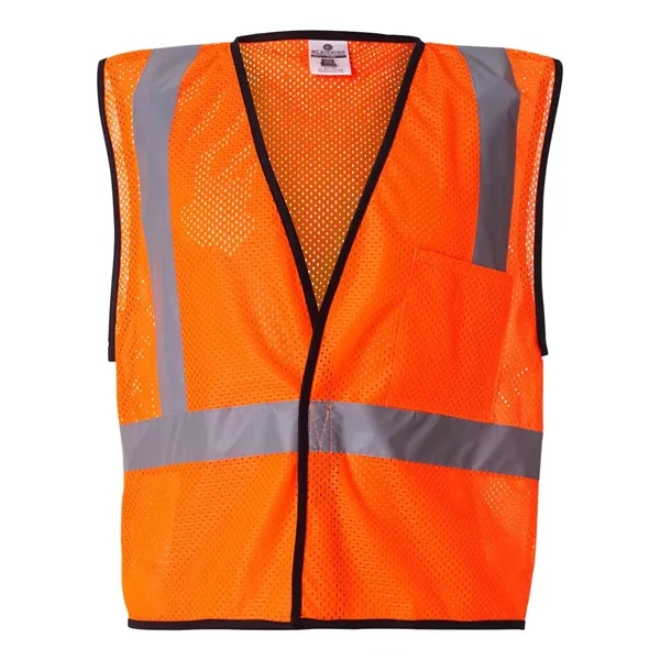 Kishigo Unisex Economy Single Pocket Hook-and-Loop Mesh Vest - Kishigo Unisex Economy Single Pocket Hook-and-Loop Mesh Vest - Image 4 of 6