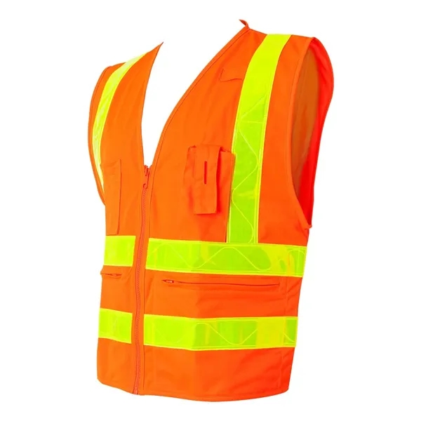Kishigo Unisex Prismatic Hydrowick-Lite Multi Zipper Vest - Kishigo Unisex Prismatic Hydrowick-Lite Multi Zipper Vest - Image 5 of 6