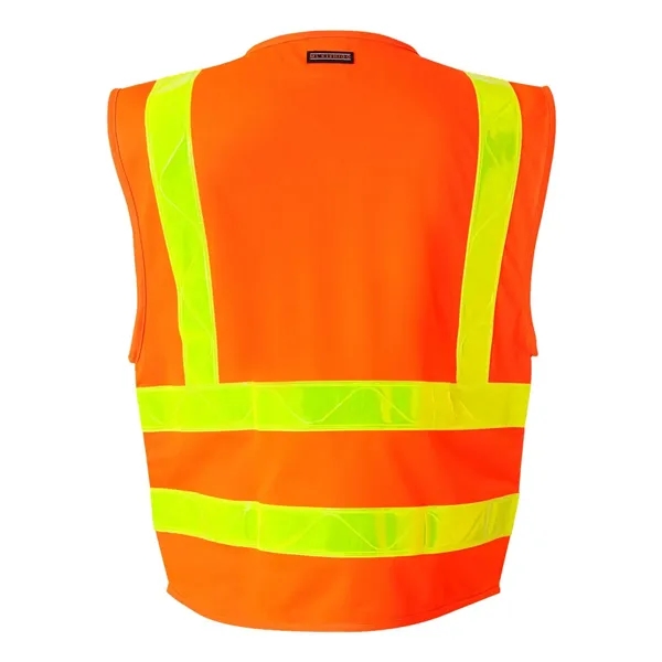 Kishigo Unisex Prismatic Hydrowick-Lite Multi Zipper Vest - Kishigo Unisex Prismatic Hydrowick-Lite Multi Zipper Vest - Image 6 of 6