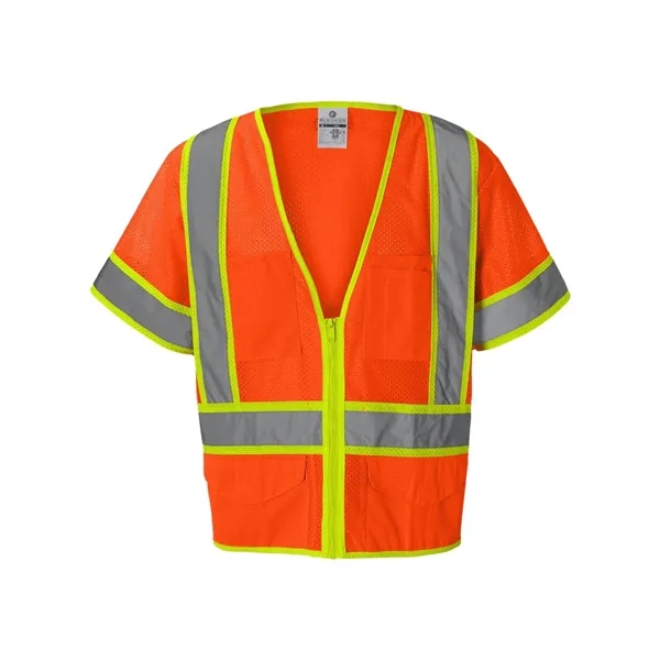Kishigo Unisex Ultra-Cool™ Six-Pocket Mesh Surveyor's Vest - Kishigo Unisex Ultra-Cool™ Six-Pocket Mesh Surveyor's Vest - Image 4 of 6
