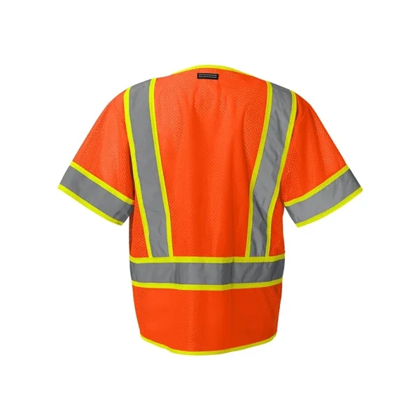 Kishigo Unisex Ultra-Cool™ Six-Pocket Mesh Surveyor's Vest - Kishigo Unisex Ultra-Cool™ Six-Pocket Mesh Surveyor's Vest - Image 6 of 6