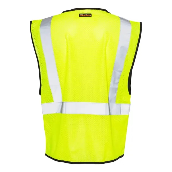 Kishigo Unisex Zippered Mesh Economy Class 2 Vest - Kishigo Unisex Zippered Mesh Economy Class 2 Vest - Image 2 of 4