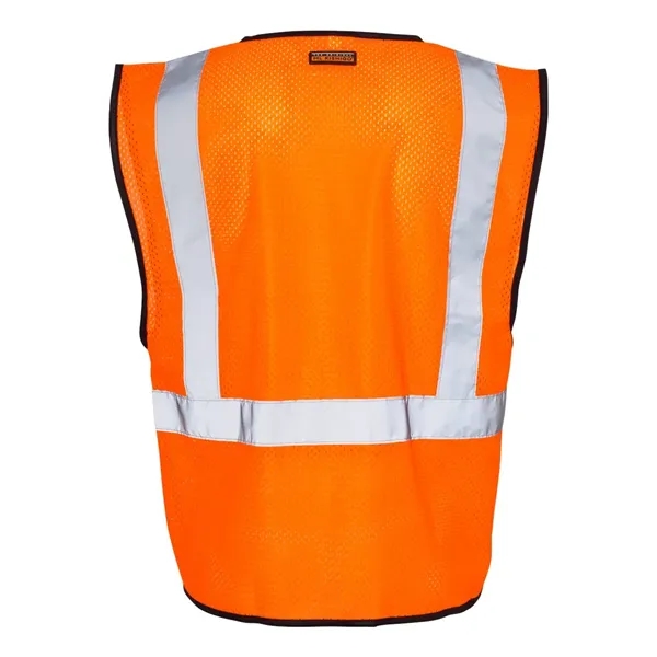 Kishigo Unisex Zippered Mesh Economy Class 2 Vest - Kishigo Unisex Zippered Mesh Economy Class 2 Vest - Image 4 of 4