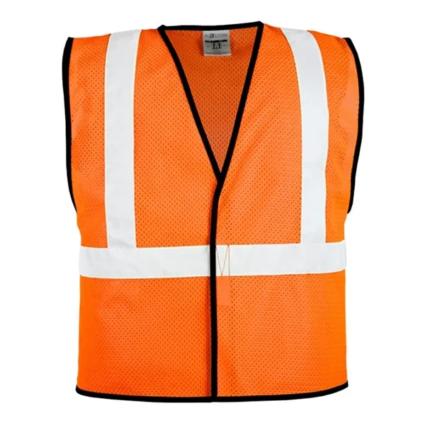 Kishigo Unisex Hook-and-Loop Mesh Vest - Kishigo Unisex Hook-and-Loop Mesh Vest - Image 3 of 4