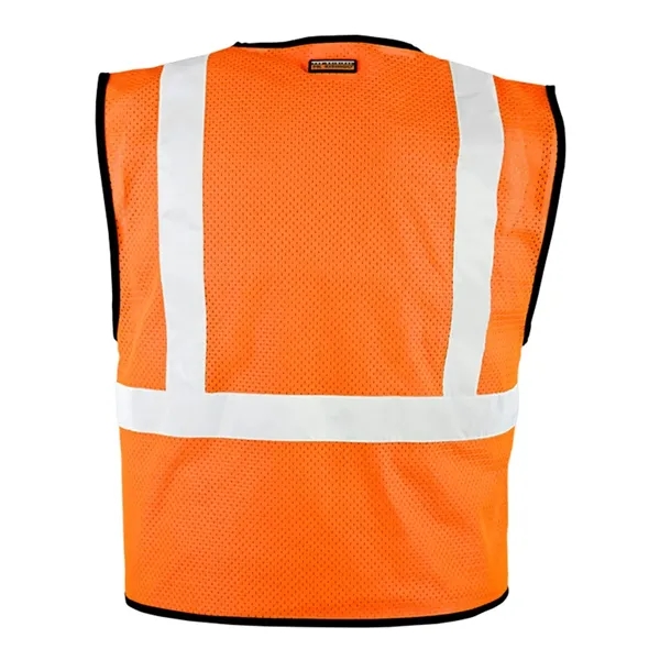 Kishigo Unisex Hook-and-Loop Mesh Vest - Kishigo Unisex Hook-and-Loop Mesh Vest - Image 4 of 4