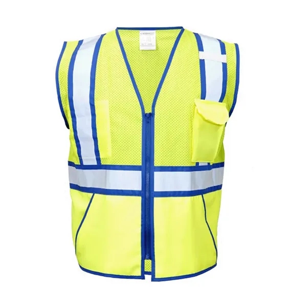 Kishigo Unisex Standard Contrast Vest - Kishigo Unisex Standard Contrast Vest - Image 3 of 8