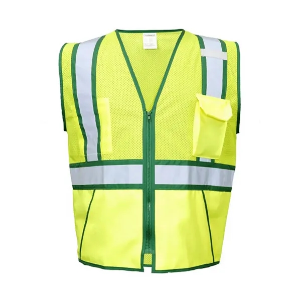 Kishigo Unisex Standard Contrast Vest - Kishigo Unisex Standard Contrast Vest - Image 5 of 8