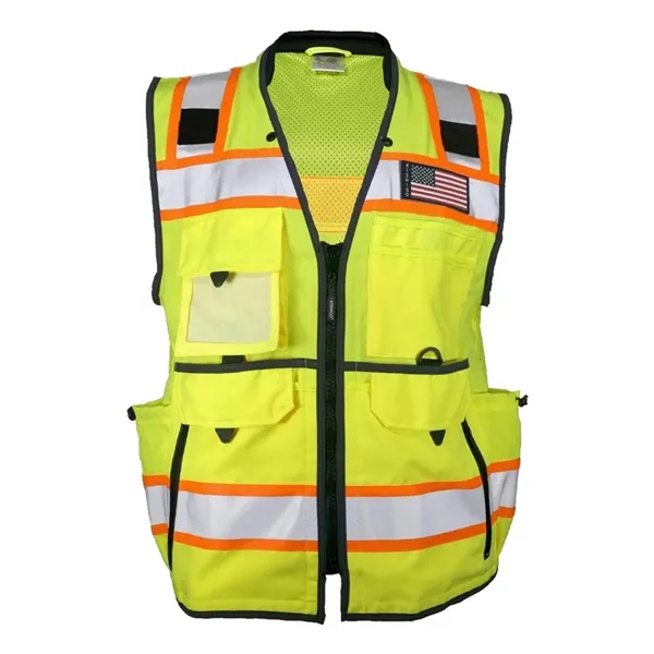 Kishigo Unisex Ultimate Construction Class 2 Vest - Kishigo Unisex Ultimate Construction Class 2 Vest - Image 1 of 2