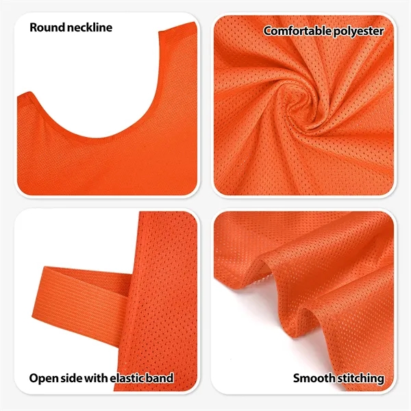 Unisex Custom Training Pinnies With Elastic Side - Unisex Custom Training Pinnies With Elastic Side - Image 2 of 19