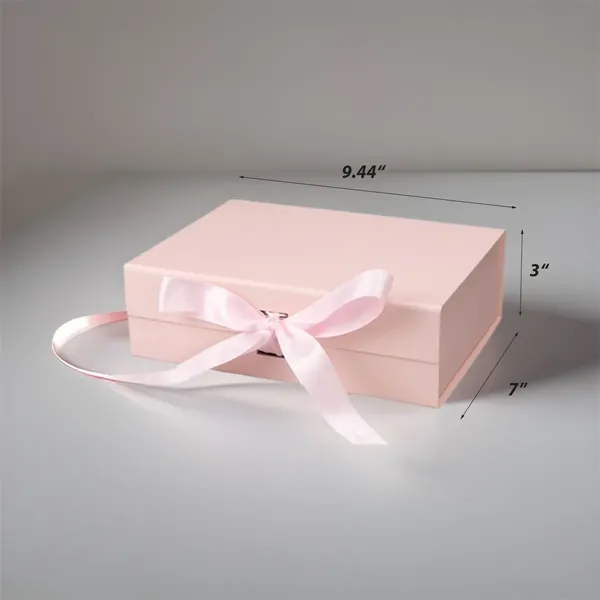 Luxury Collapsible Gift Box w/ Ribbon - Luxury Collapsible Gift Box w/ Ribbon - Image 1 of 1