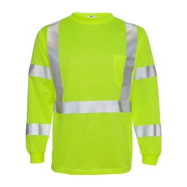 Kishigo Unisex Long Sleeve Class 3 T-Shirt - Kishigo Unisex Long Sleeve Class 3 T-Shirt - Image 1 of 5