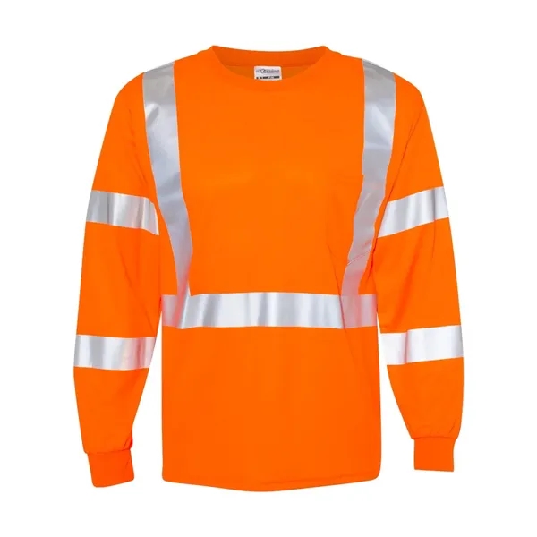 Kishigo Unisex Long Sleeve Class 3 T-Shirt - Kishigo Unisex Long Sleeve Class 3 T-Shirt - Image 4 of 5