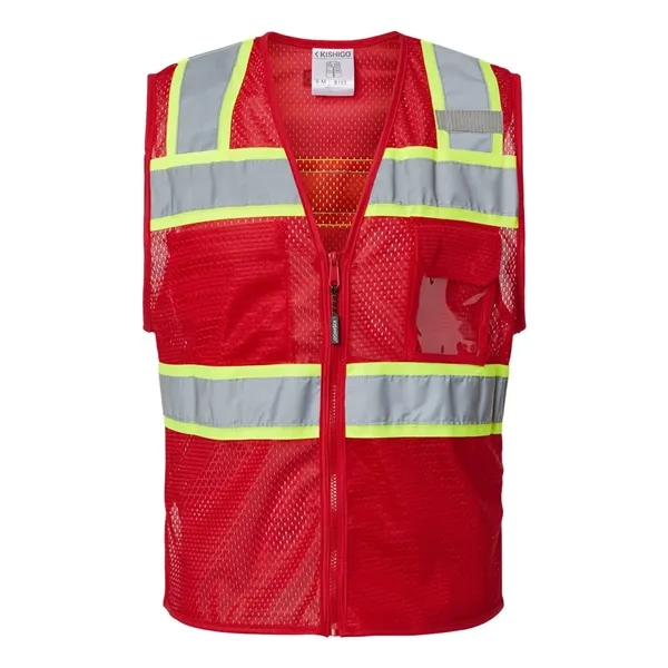 Kishigo Unisex EV Series® Enhanced Visibility 3 Pocket Me... - Kishigo Unisex EV Series® Enhanced Visibility 3 Pocket Me... - Image 5 of 8