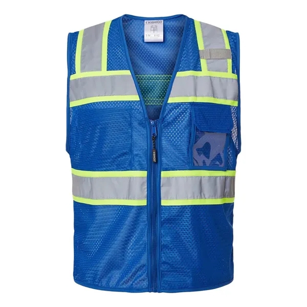 Kishigo Unisex EV Series® Enhanced Visibility 3 Pocket Me... - Kishigo Unisex EV Series® Enhanced Visibility 3 Pocket Me... - Image 7 of 8