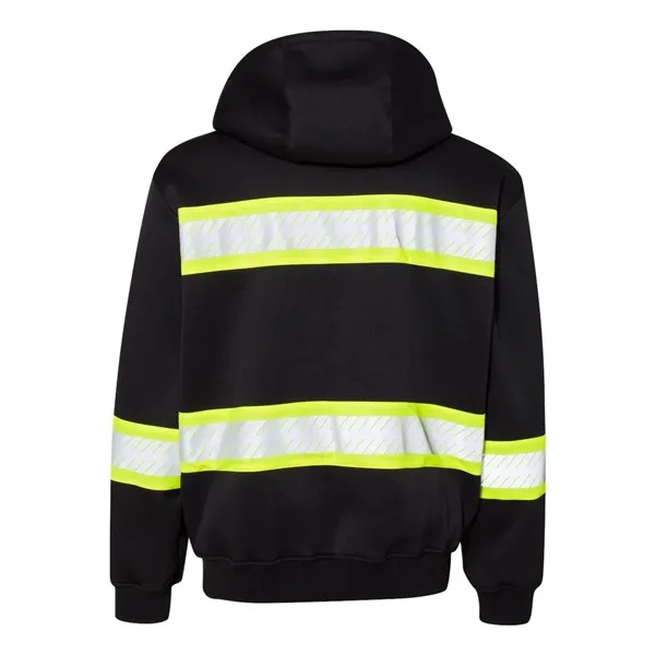Kishigo Men's EV Series® Enhanced Visibility Full-Zip Hoo... - Kishigo Men's EV Series® Enhanced Visibility Full-Zip Hoo... - Image 2 of 4
