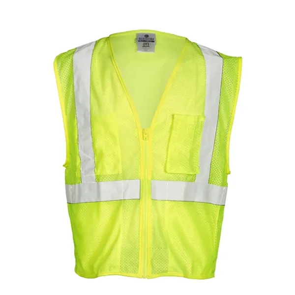 Kishigo Unisex Self Extinguishing Mesh Vest - Kishigo Unisex Self Extinguishing Mesh Vest - Image 1 of 4
