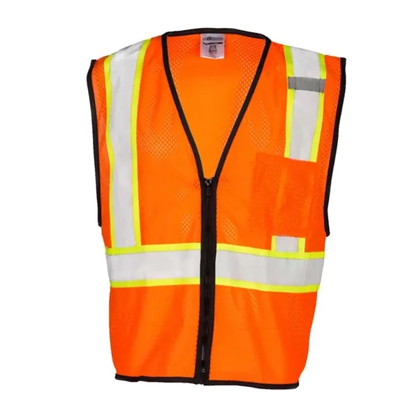 Kishigo Unisex Chemically Treated Contrast Mesh Vest - Kishigo Unisex Chemically Treated Contrast Mesh Vest - Image 3 of 4