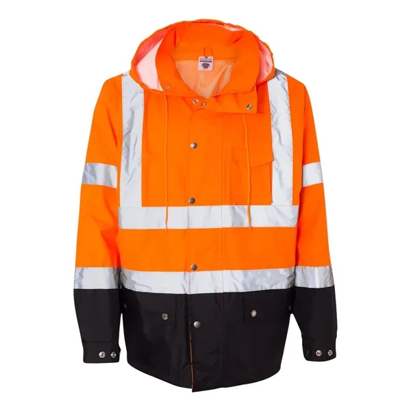 Kishigo Unisex Storm Cover Waterproof Rain Jacket - Kishigo Unisex Storm Cover Waterproof Rain Jacket - Image 4 of 6