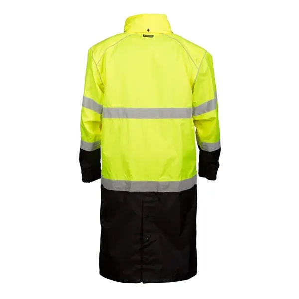 Kishigo Unisex Premium Brilliant Series® Long Rain Coat - Kishigo Unisex Premium Brilliant Series® Long Rain Coat - Image 3 of 6