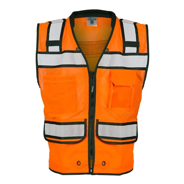 Kishigo Unisex High-Performance Surveyors Vest - Kishigo Unisex High-Performance Surveyors Vest - Image 5 of 7