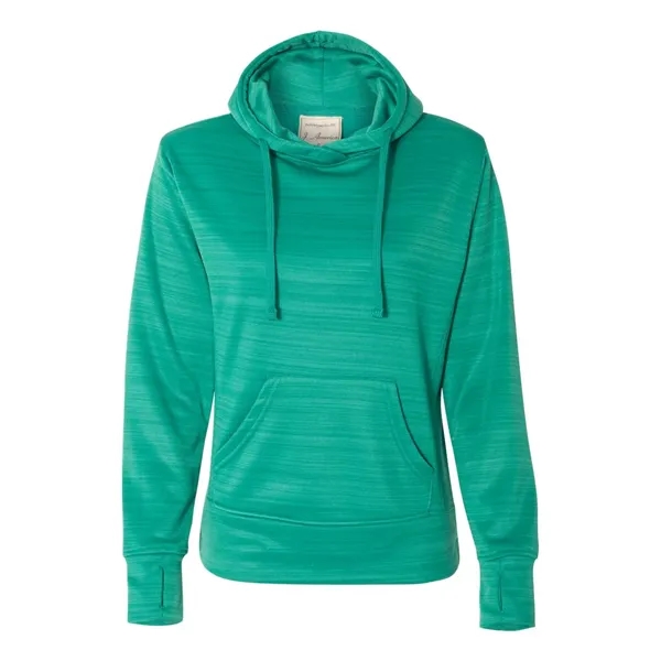 Custom J. America Women's Odyssey Striped Performance Fleece Lap...