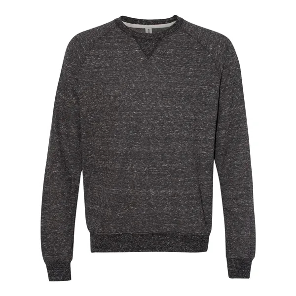 Custom JERZEES Unisex Snow Heather French Terry Crewneck Sweatshirt