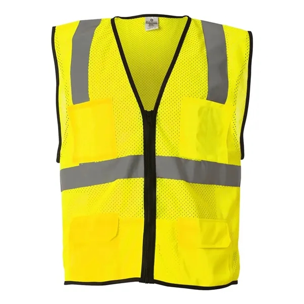 Custom Kishigo Unisex Economy Mesh 6-Pocket Vest