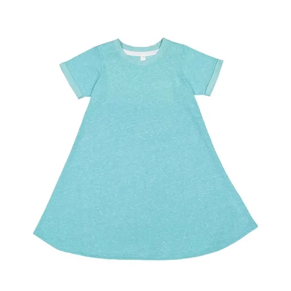 LAT Toddler Harborside Melange French Terry Twirl Dress - LAT Toddler Harborside Melange French Terry Twirl Dress - Image 1 of 4
