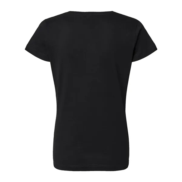 LAT Women's Fine Jersey V-Neck Tee - LAT Women's Fine Jersey V-Neck Tee - Image 4 of 40