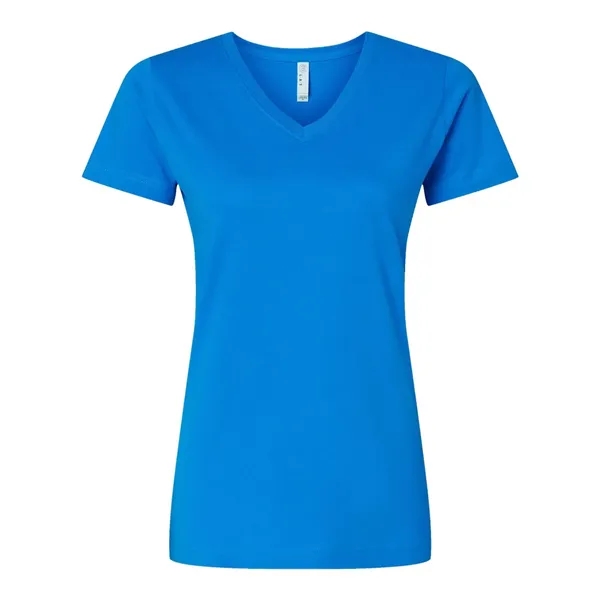 LAT Women's Fine Jersey V-Neck Tee - LAT Women's Fine Jersey V-Neck Tee - Image 11 of 40
