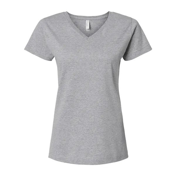 LAT Women's Fine Jersey V-Neck Tee - LAT Women's Fine Jersey V-Neck Tee - Image 15 of 40
